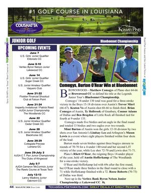 Junior Golf Notebook