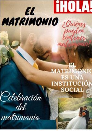 Revista Digital El Matrimonio