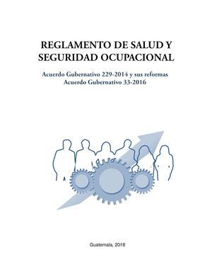 Reglamento De Salud Y Seguridad Ocupacional