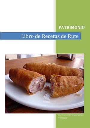 Museos De Rute Recetas De Rute