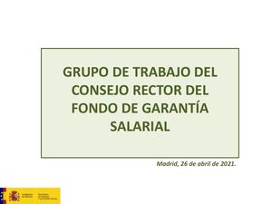 Documentación Fogasa 26 Abril