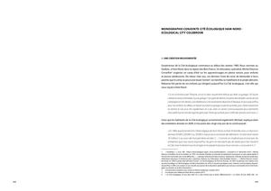 Monographie des 2 Cités écologiques (Ham-Nord Québec + Colebrook New Hampshire)