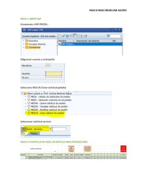 Sap Paso A Paso Crear Una Solped