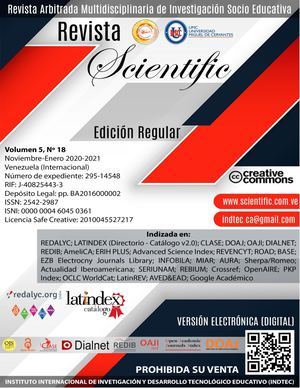 Revista Scientific - Vol 5 / Nº 18 - Noviembre-Enero 2020-2021