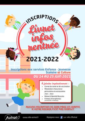 LIVRET INFOS RENTRÉE 2021-2022