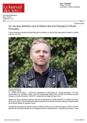 Web 2021 05 25 Www Lejournaldesarts Fr 25 Mai 2021 50000000352285041