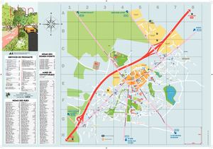 Plan de la ville de Liffré - 2021