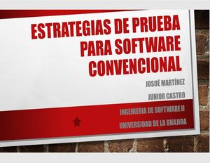 Estrategias De Pruebas Convencional Este