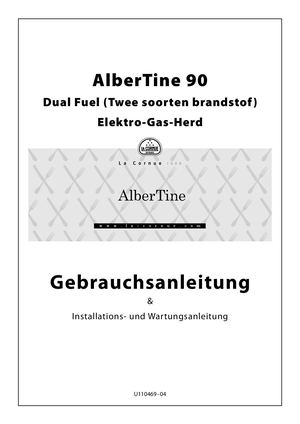 DE - Installation instructions Cornufé Albertine Dual