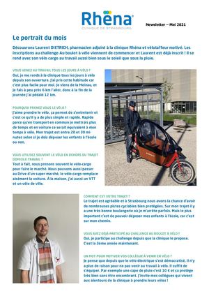 Le portrait du mois - mai 2021 : Laurent Dietrich