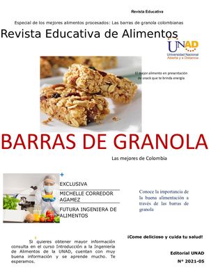 Revista Tarea 6 Evaluación Final Michelle Corredor