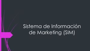 2 2 Sistema De Información De Marketing (Sim)