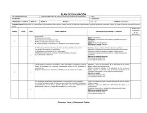 Formato Plan De Evaluacion Uptaeb