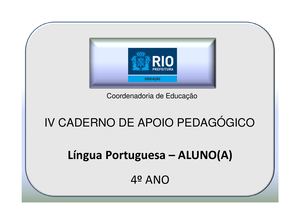 4ano Lpaluno4caderno Prova Adaptada