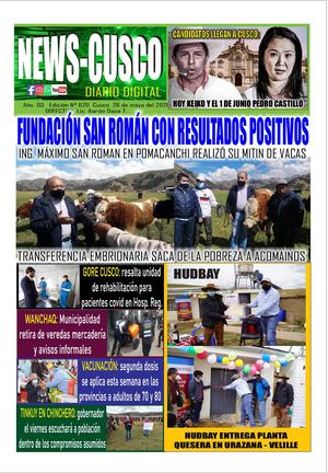 DIARIO NEWS CUSCO 26 De Mayo