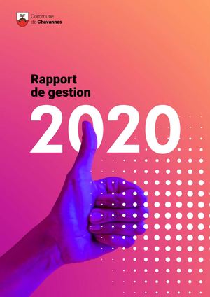 Commune de Chavannes / Rapport de gestion 2020