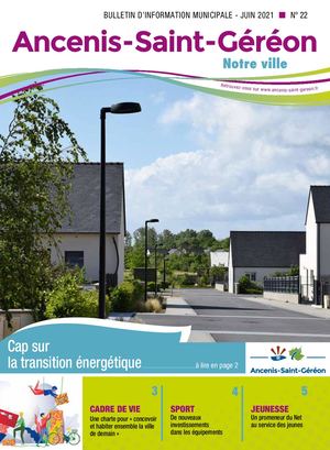 N° 22 - Ancenis-Saint-Géréon notre ville - Juin 2021