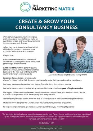 The Marketing Matrix Brochure May 2021