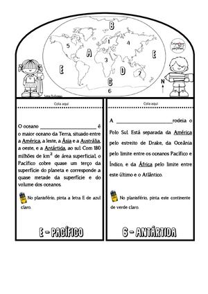 Continentes E Oceanos Flipbook