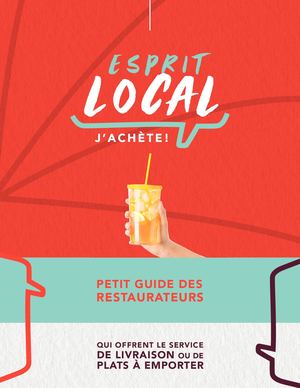 Guide restos Esprit local, j'achète