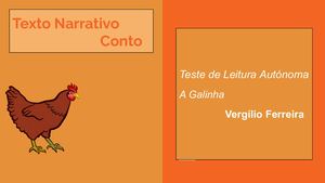 A Galinha , Vergílio Ferreira (1)