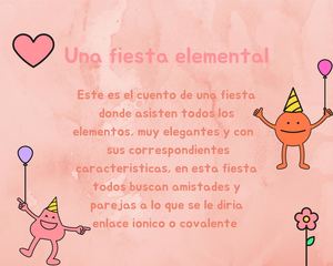 Cuento Enlaces Químicos. Manuela Forero 10D