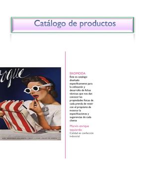 Catalogo Del Producto 123456