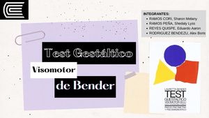 Ppts Semana 2 Test Gestaltico Visomotor De Bender