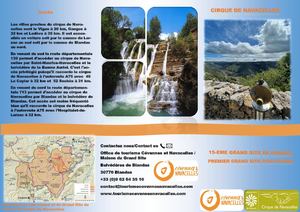 Depliant Cirque De Navacelles