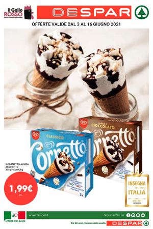 Offerte Despar Il Gallo Rosso valide dal 03.06. al 16.06.2021