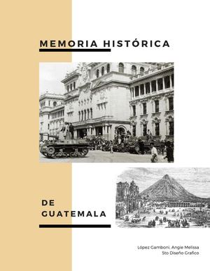Memoria Historica De Guatemala