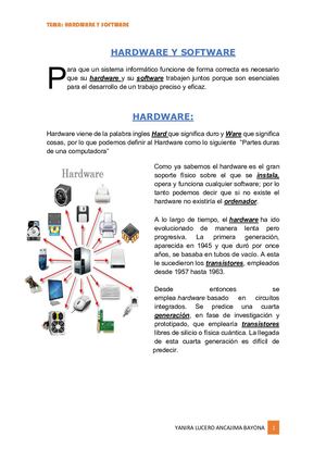 Hardware Y Software