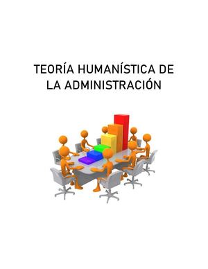 Teoría Humanística De La Administración