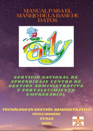 Manual Base De Datos Arly