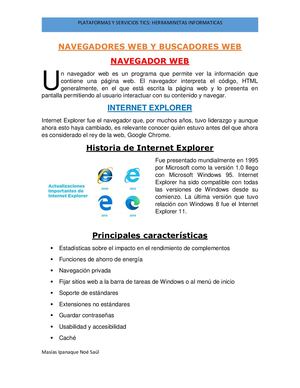 Navegadores Y Buscadores Web
