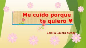 Ppt Camila Cavero Me cuido porque te quiero
