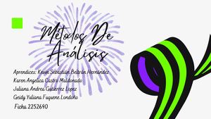 Métodos De Analisis