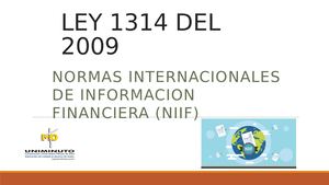 Ley 1314 Del 2009