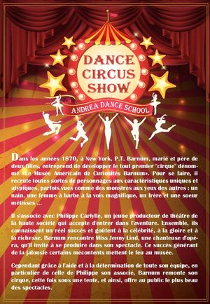 Circus Dance Show PROGRAMME