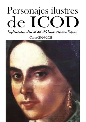 Personajes Ilustres de Icod. Suplemento Cultural del IES Lucas Martín Espino