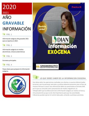 Revista- Información Exógena