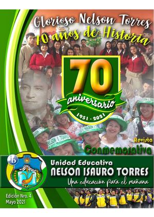 Revista Conmemorativa 70 Años