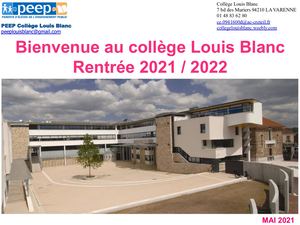 Collège Louis Blanc Cm2 -> 6ème