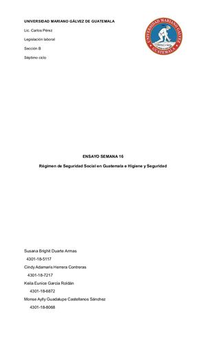 Ensayo Legislación Laboral (1)