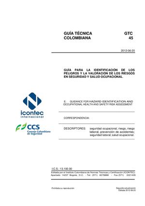 GTC 45 Versión 2012