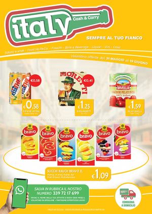 ITALY CASH AND CARRY 31/05-19/06