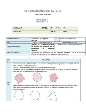 Secuencia 1. Polígonos