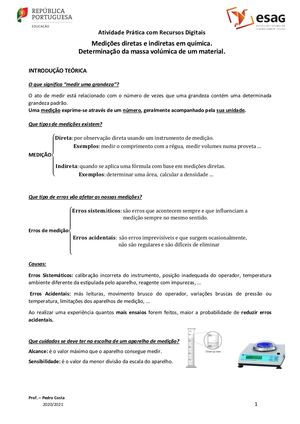 Medição Direta E Indireta