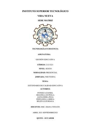 Proyecto Final De Gestion Educativa