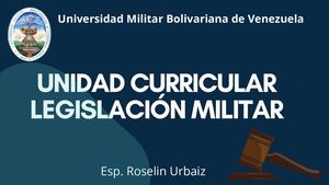 Uc Legislación Militar
